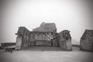 Main temple, Inca ruins; 15th century